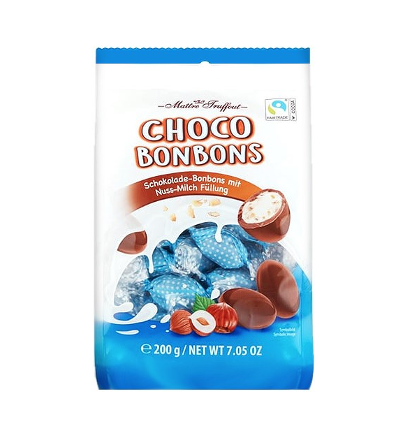 Maitre Truffout Choco Bonbons Nuss-Milch 200g