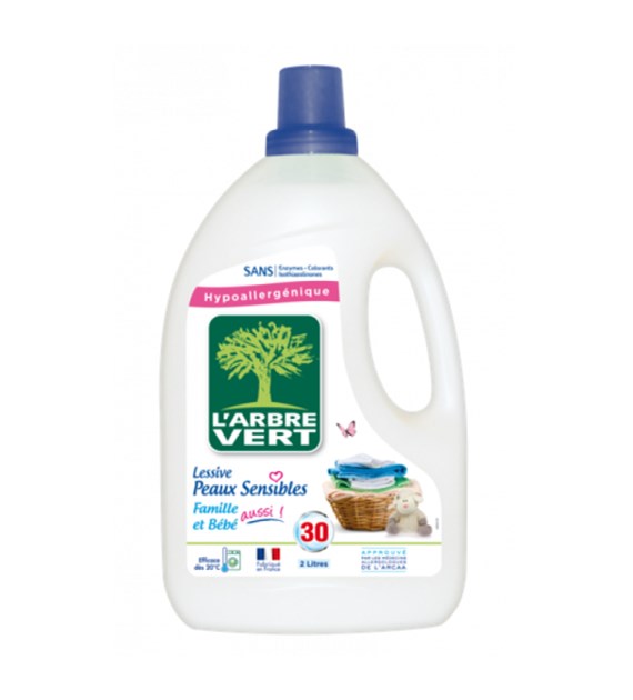 L'Arbre Vert Lessive Sensibles Gel 30p 2L