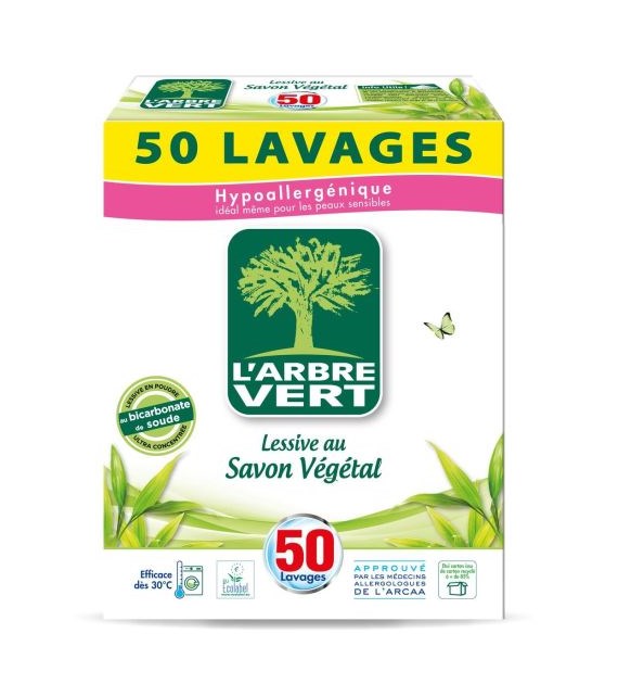 L'Arbre Vert Lessive Savon Vegetal Prosz 50p 2,5kg