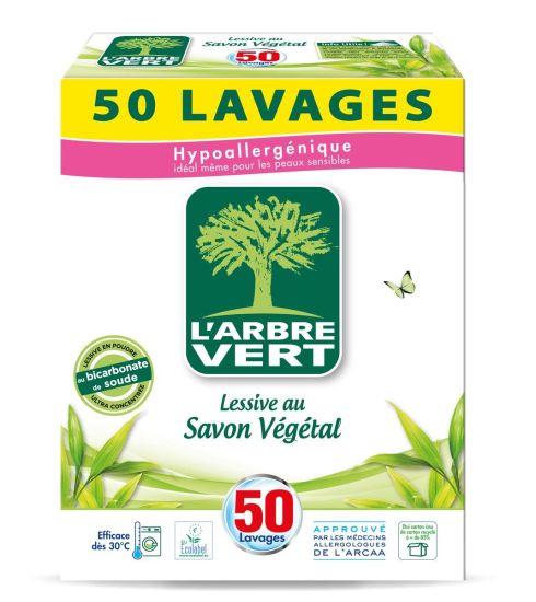 L'Arbre Vert Lessive Savon Vegetal Prosz 50p 2,5kg