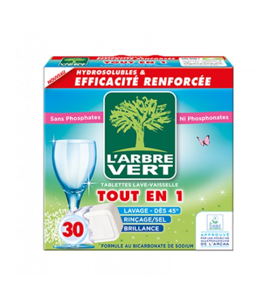 L'Arbre Vert Tablettes Lave-Vaisselle 30szt 547g