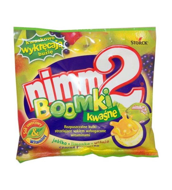 Nimm2 Boomki Kwaśne Cukierki 90g