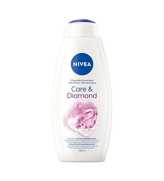 Nivea Care & Diamond Schaumbad 750ml