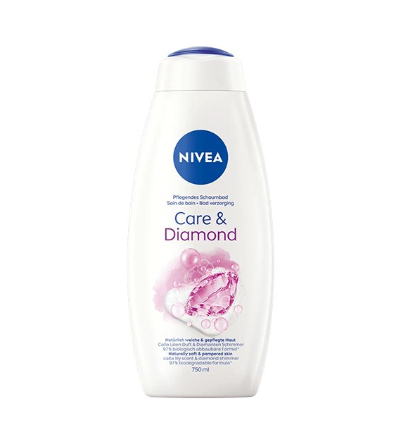 Nivea Care & Diamond Schaumbad 750ml
