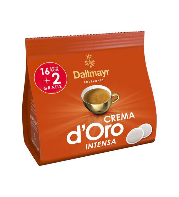Dallmayr Crema d'Oro Intensa Pads 18szt 126g