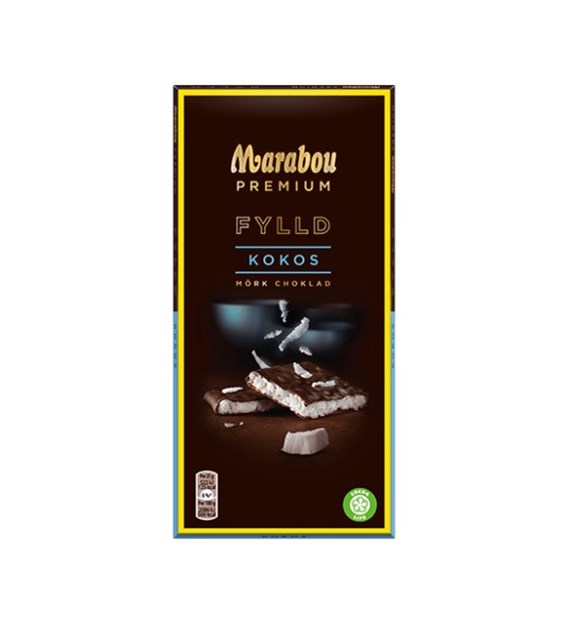 Marabou Premium Fylld Kokos Czekolada 150g