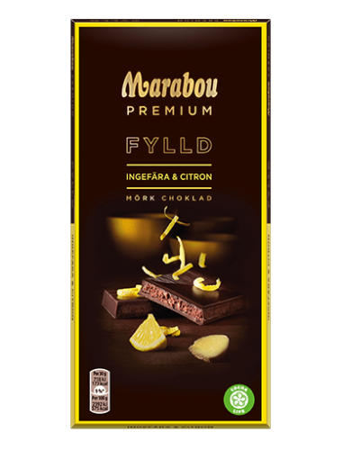 Marabou Premium Fylld Ingefara & Citron Czeko 150g