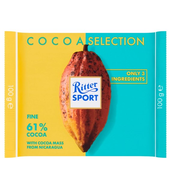 Ritter Sport Kakaoklasse 61% Nicaragua Czeko 100g