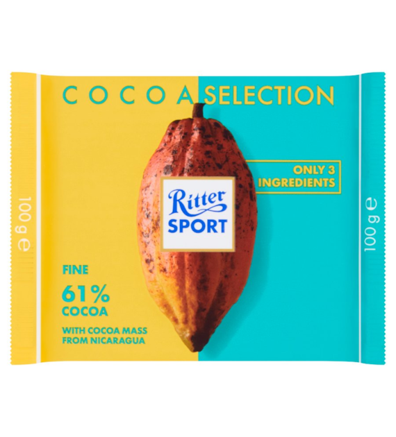 Ritter Sport Kakaoklasse 61% Nicaragua Czeko 100g
