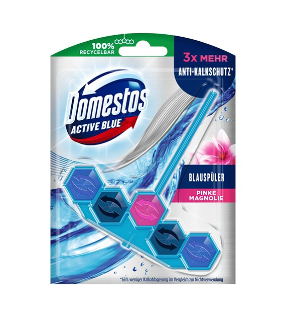 Domestos Active Blue Pinke Magnolie WC 53g