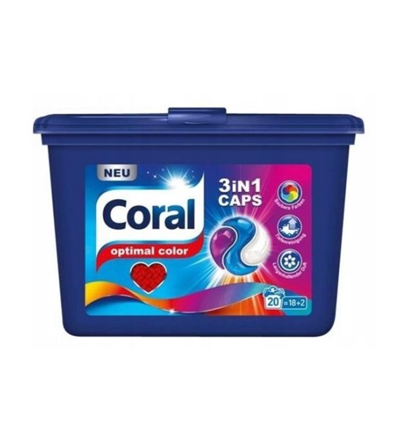 Coral 3in1 Caps Optimal Color 20p 540g