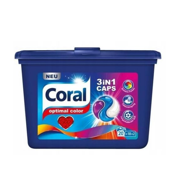 Coral 3in1 Caps Optimal Color 20p 540g