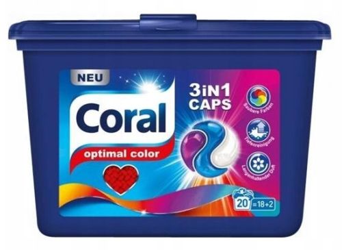 Coral 3in1 Caps Optimal Color 20p 540g