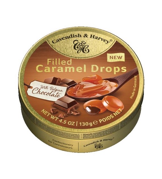 C&H Filled Caramel Drops with Chocolate 130g