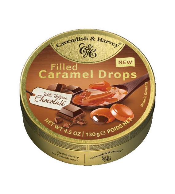 C&H Filled Caramel Drops with Chocolate 130g