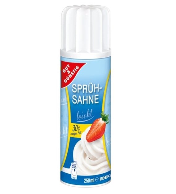 G&G Spruh-Sahne Leicht 250ml