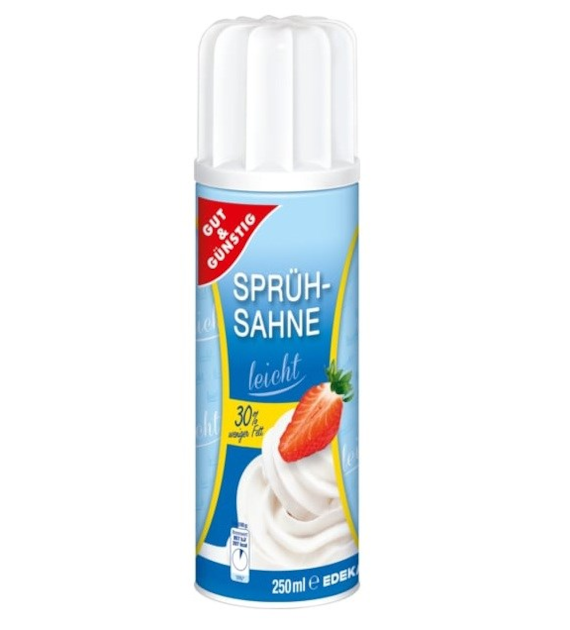 G&G Spruh-Sahne Leicht 250ml