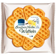 Edeka Bourbon Vanille Waffeln 3szt 165g
