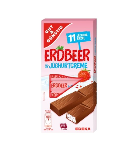 G&G Erdbeer & Joghurtcreme Riegel 11szt 200g