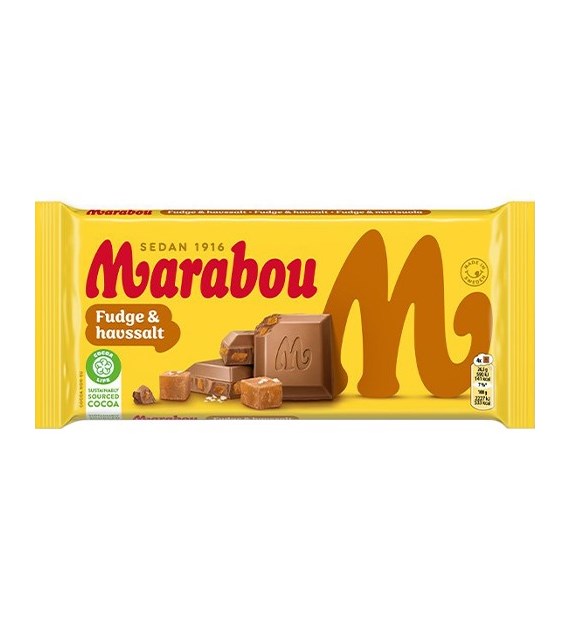 Marabou Fudge & Havssalt Czekolada 185g