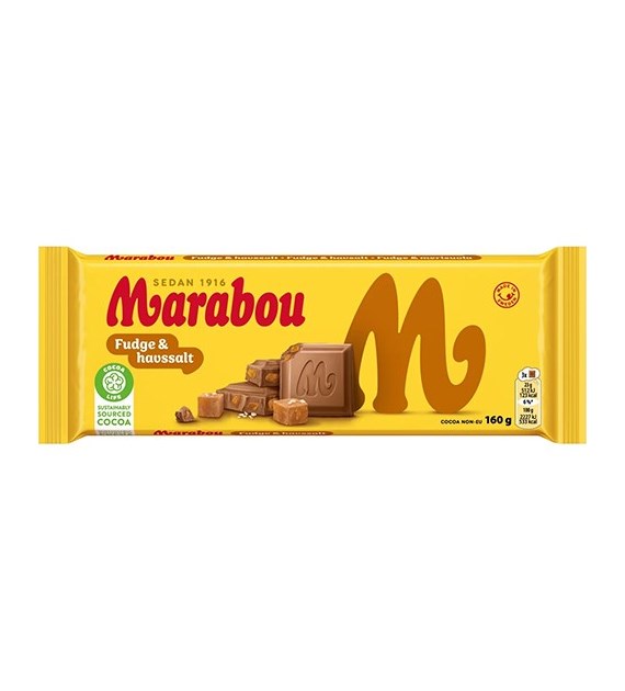 Marabou Fudge & Havssalt Czekolada 160g