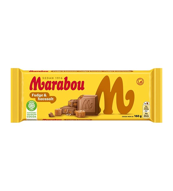 Marabou Fudge & Havssalt Czekolada 160g
