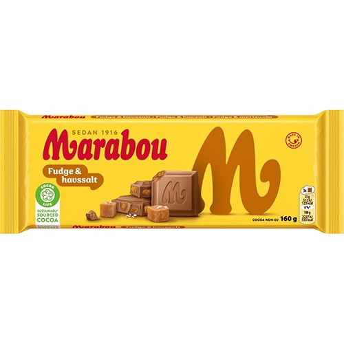 Marabou Fudge & Havssalt Czekolada 160g