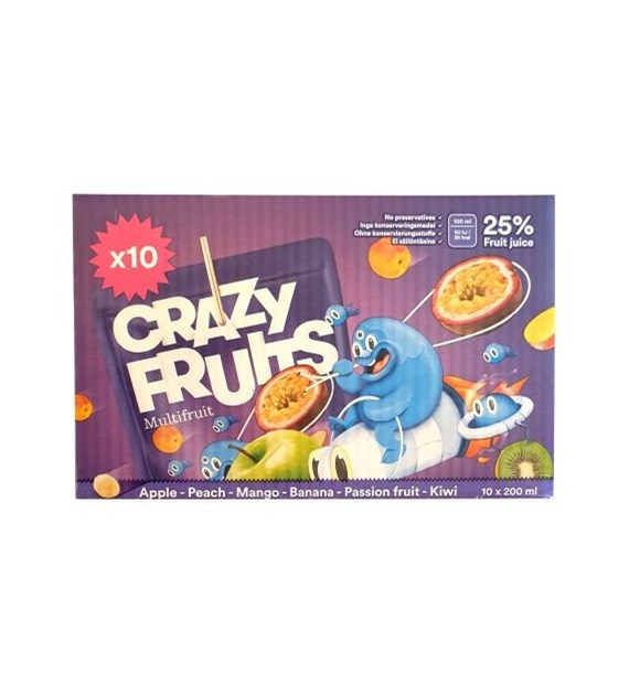 Crazy Fruits Multifruit 10x200ml