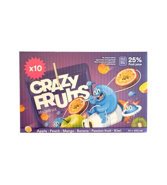Crazy Fruits Multifruit 10x200ml