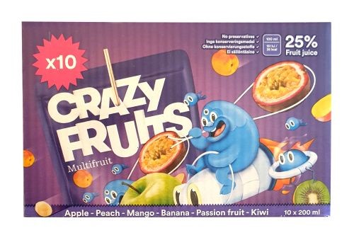 Crazy Fruits Multifruit 10x200ml