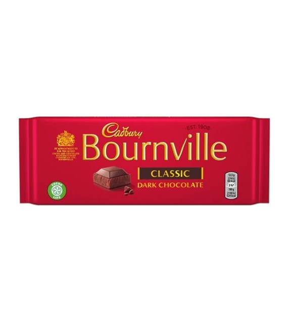 Cadbury Bournville Classic Dark Chocolate 100g