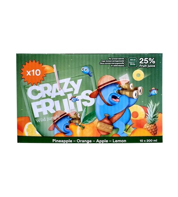 Crazy Fruits Wild Jungle 10x200ml