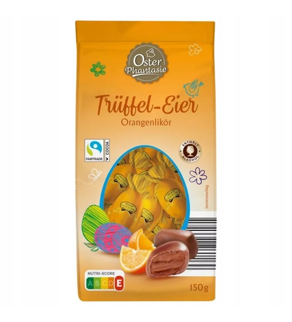 Oster Phantasie Truffel Eier Orangenlikor 150g