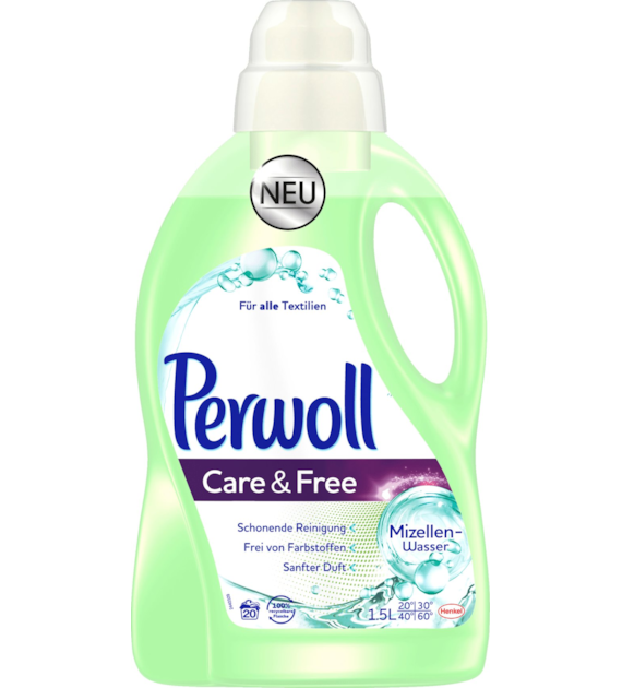 Perwoll Care & Free Gel 20p/24p 1,5L/1,4 DE