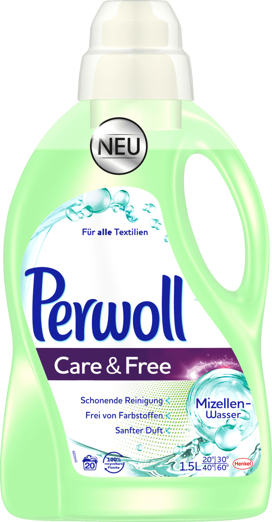 Perwoll Care & Free Gel 20p/24p 1,5L/1,4 DE