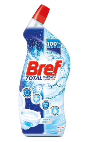 Bref Total Hygiene & Shine Fresh Mist Gel WC 700ml