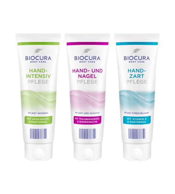 Biocura Hand Nagel/Zart/Intensiv Krem do Rąk 125ml