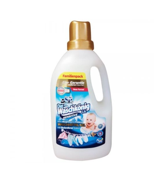 Waschkonig Sensitive Gel 54p 1,6L