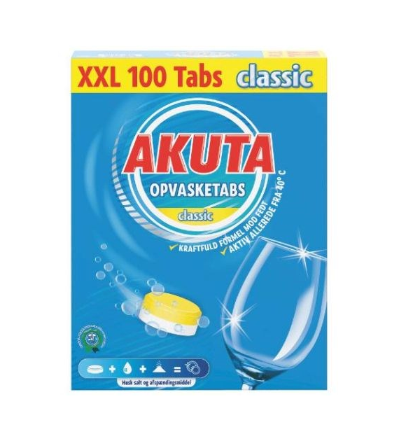 Akuta Opvasketabs Tabletki Zmywarka 100szt 1,2kg *