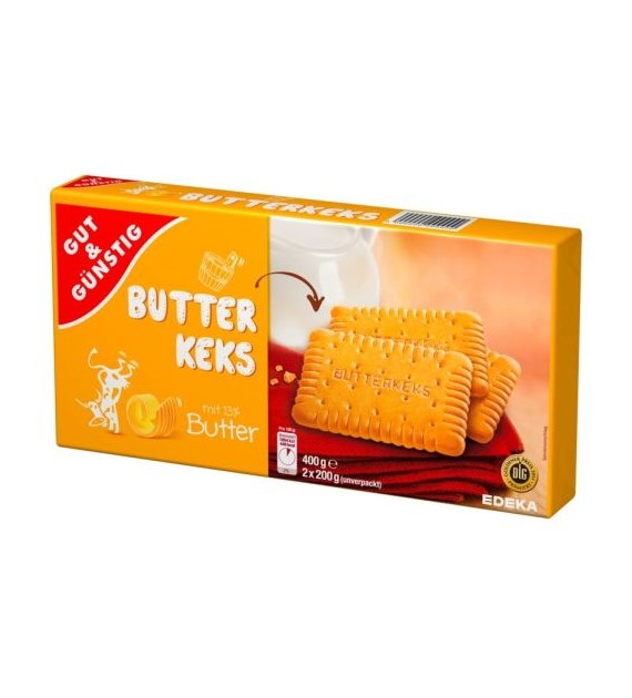 G&G Butter Keks Ciastka 2x200g 400g
