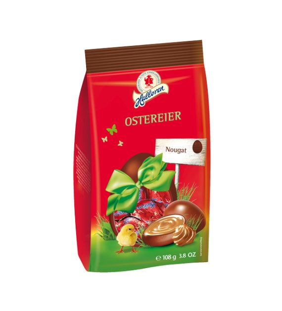 Halloren Ostereier Nougat Worek 108g