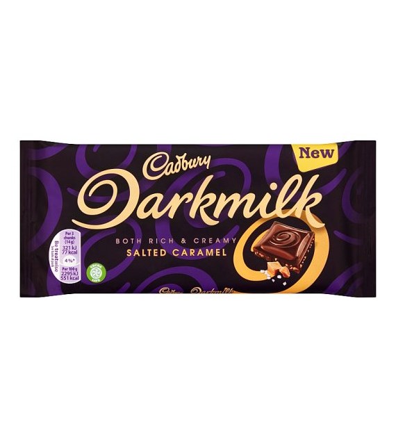 Cadbury Darkmilk Salted Caramel Czekolada 85g