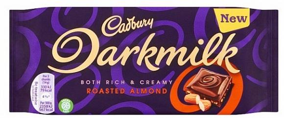 Cadbury Darkmilk Roasted Almond Czekolada 85g