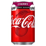 Coca Cola Cherry Zero Sugar Puszka 330ml