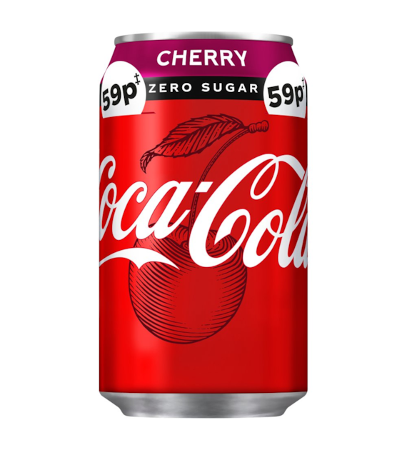 Coca Cola Cherry Zero Sugar Puszka 330ml