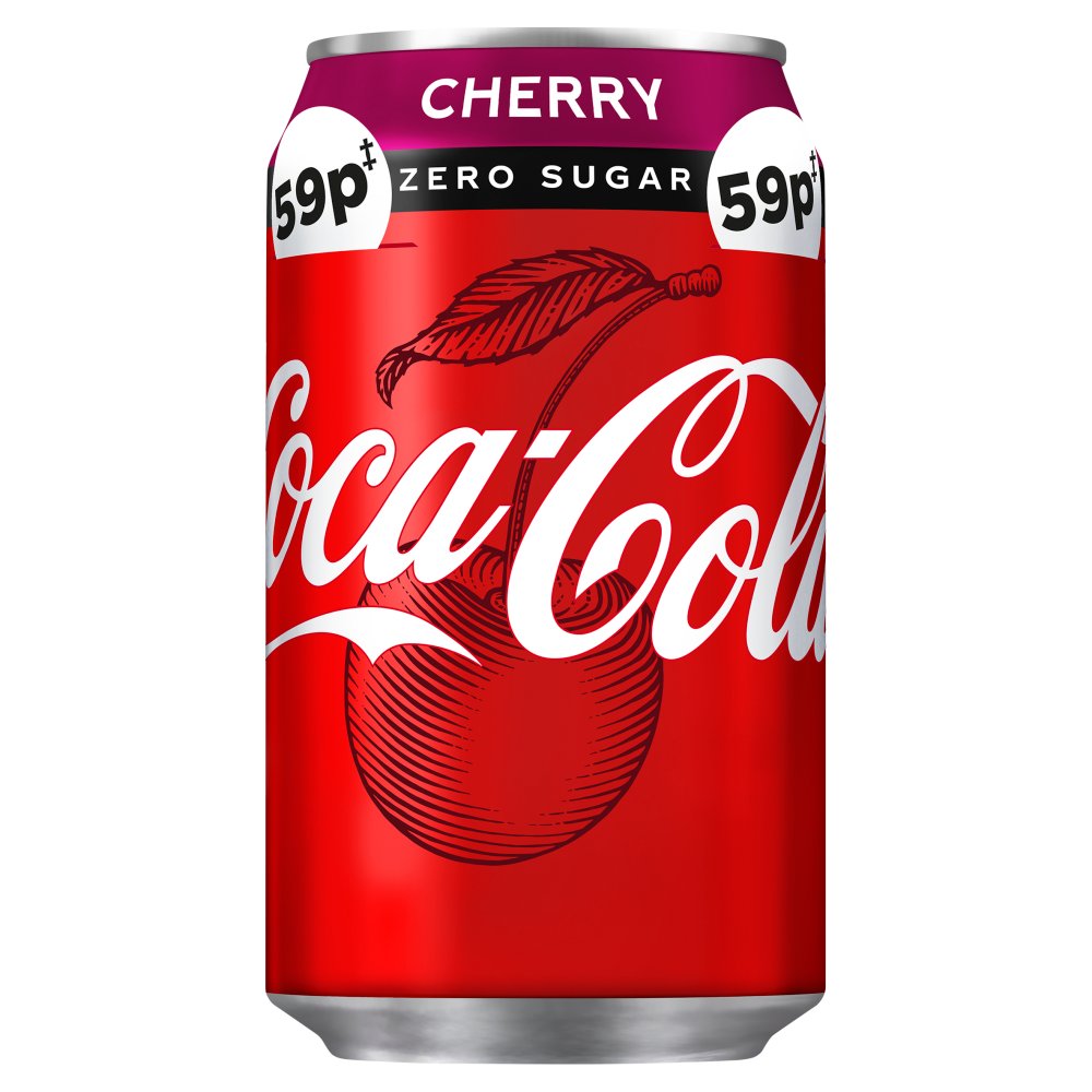 Coca Cola Cherry Zero Sugar Puszka 330ml