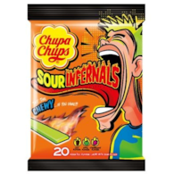 Chupa Chups Sour Infernals Chew Gumy 120g