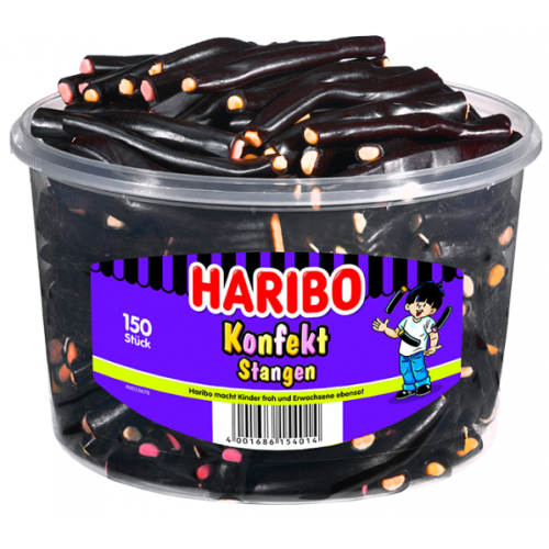 Haribo Konfekt Stangen Żelki 150szt 1,2kg