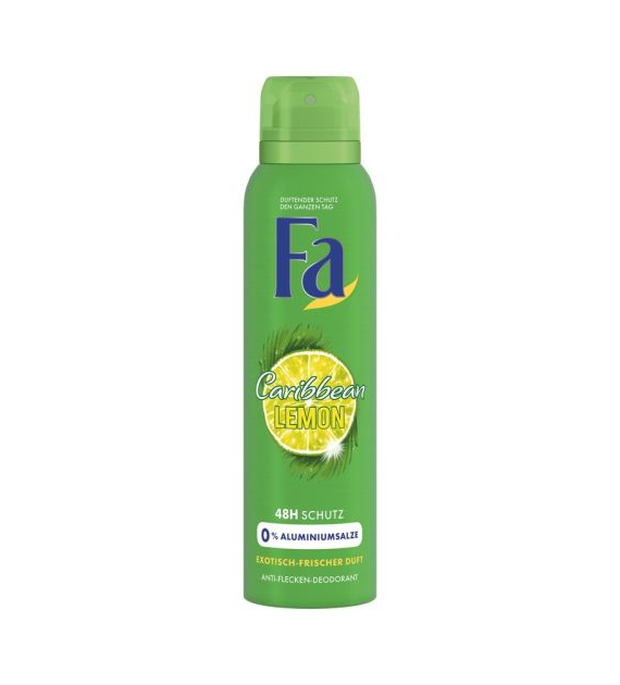 Fa Caribbean Lemon Deo 150ml