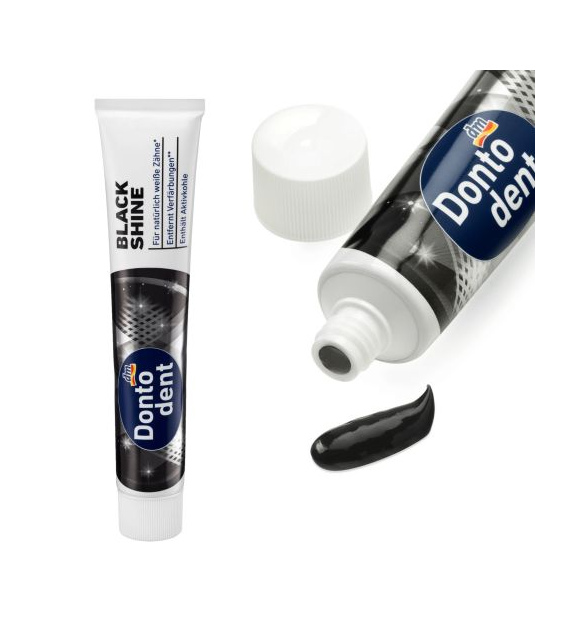 Dontodent Black Shine Pasta do Zębów 75ml